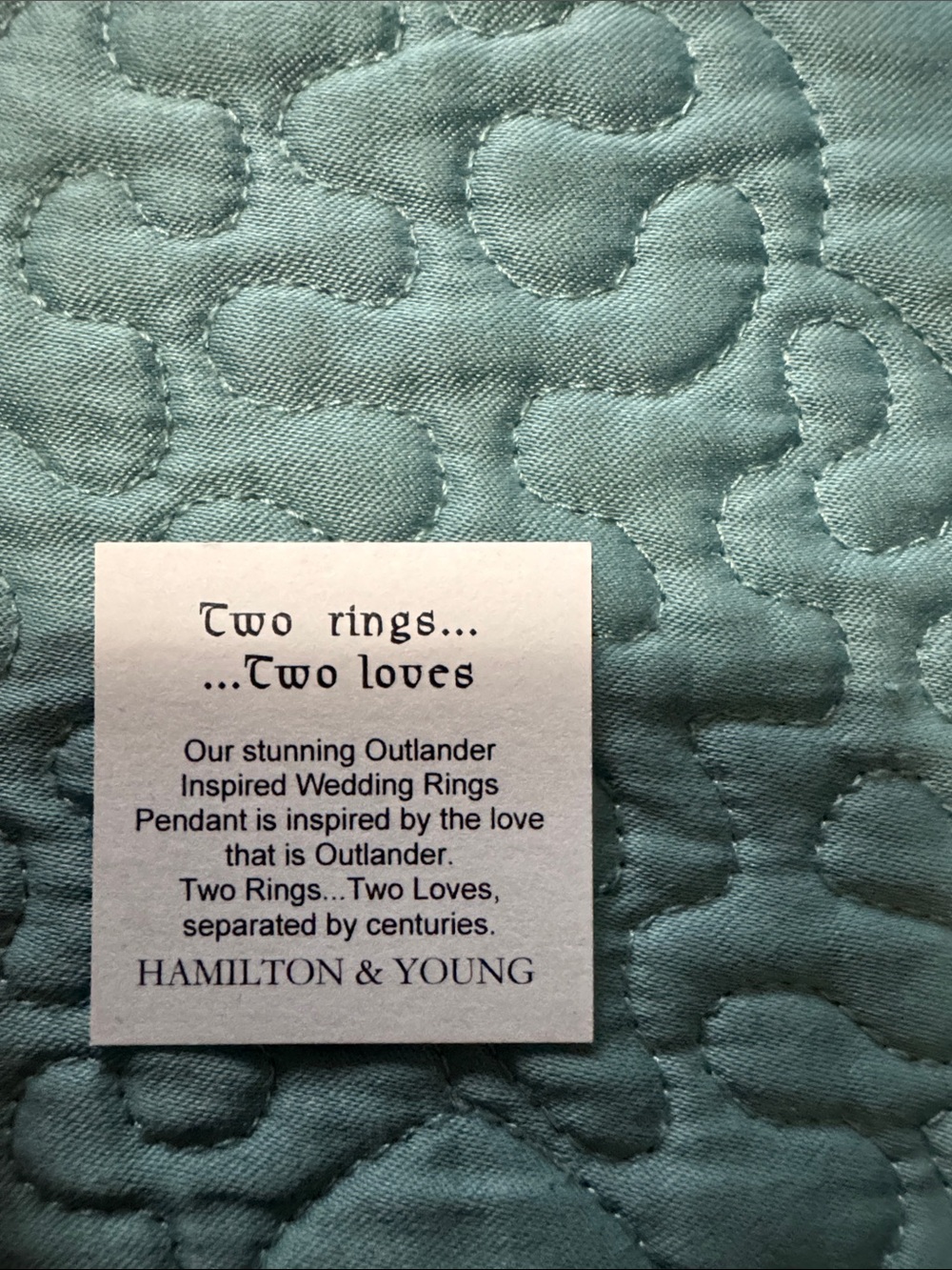 Outlander Two Rings Two Loves Necklace - Picture 2 of 3